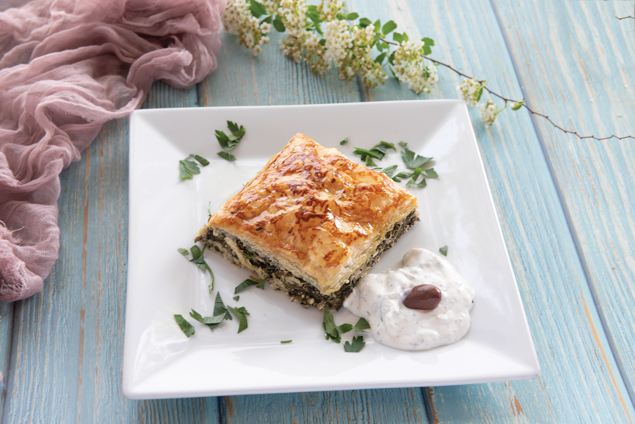 Order Spinach Pie food online from Yummy Gyro store, Willston Park on bringmethat.com
