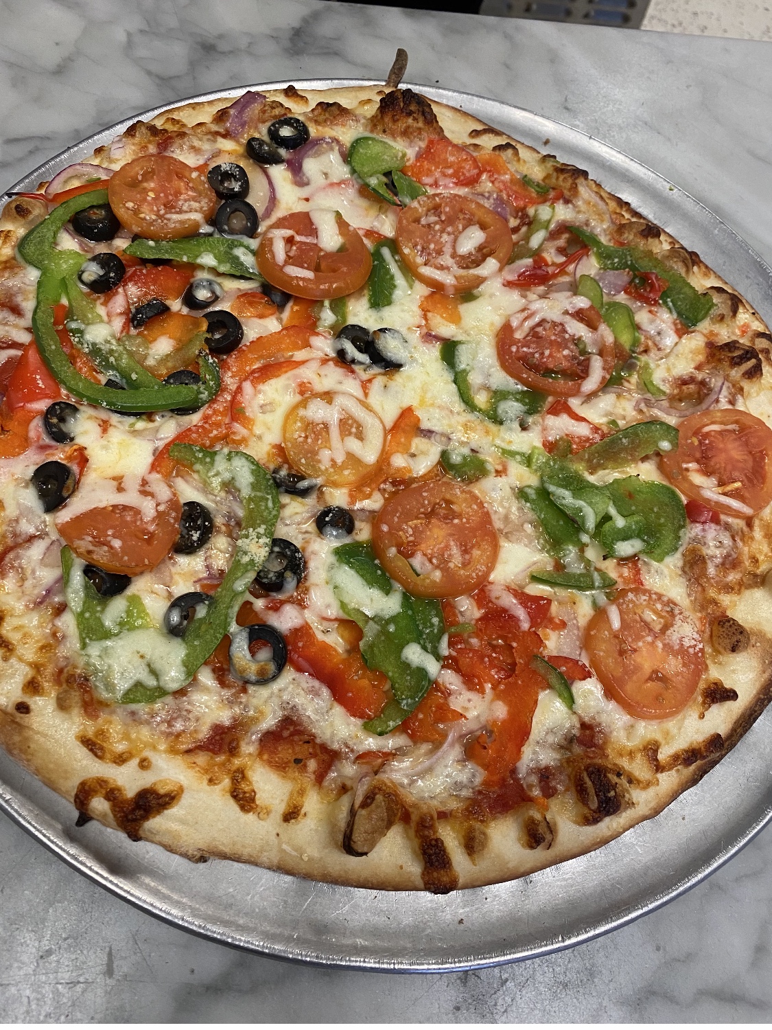 Order Greek Village Pizza food online from Crepizza store, Charleston on bringmethat.com