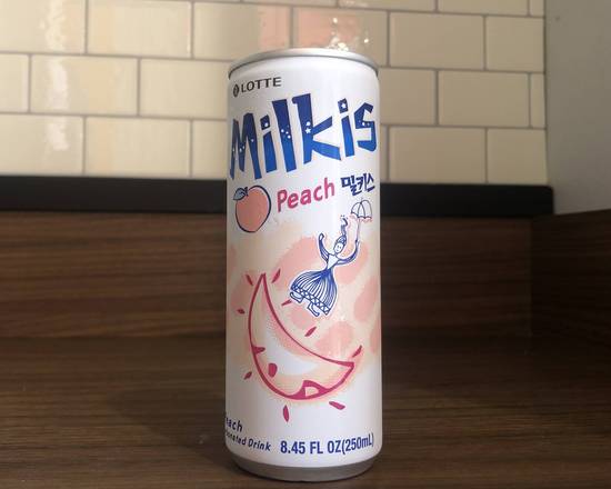 Order Milkis (Peach) food online from Mr.Monster Korean Rice Corndog store, Glendale on bringmethat.com
