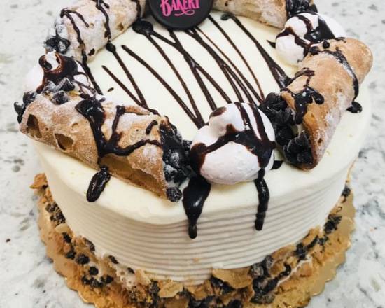 Order Cannoli Cake food online from The Pennsylvania Bakery store, Camp Hill on bringmethat.com