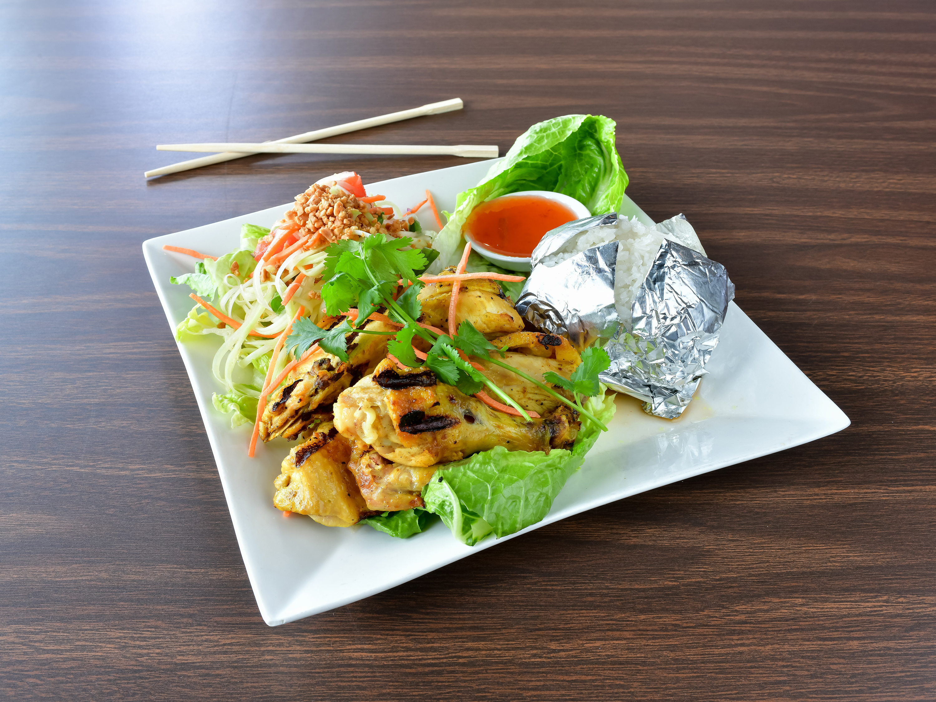 Order #1. Basil Chicken Plate food online from Sri-Thai store, Dublin on bringmethat.com