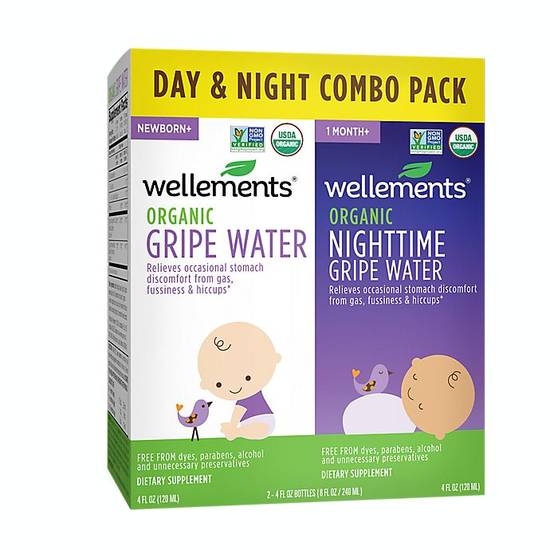 Order Wellements® Organic Day & Night Gripe Water Combo Pack food online from Bed Bath & Beyond store, Lancaster on bringmethat.com