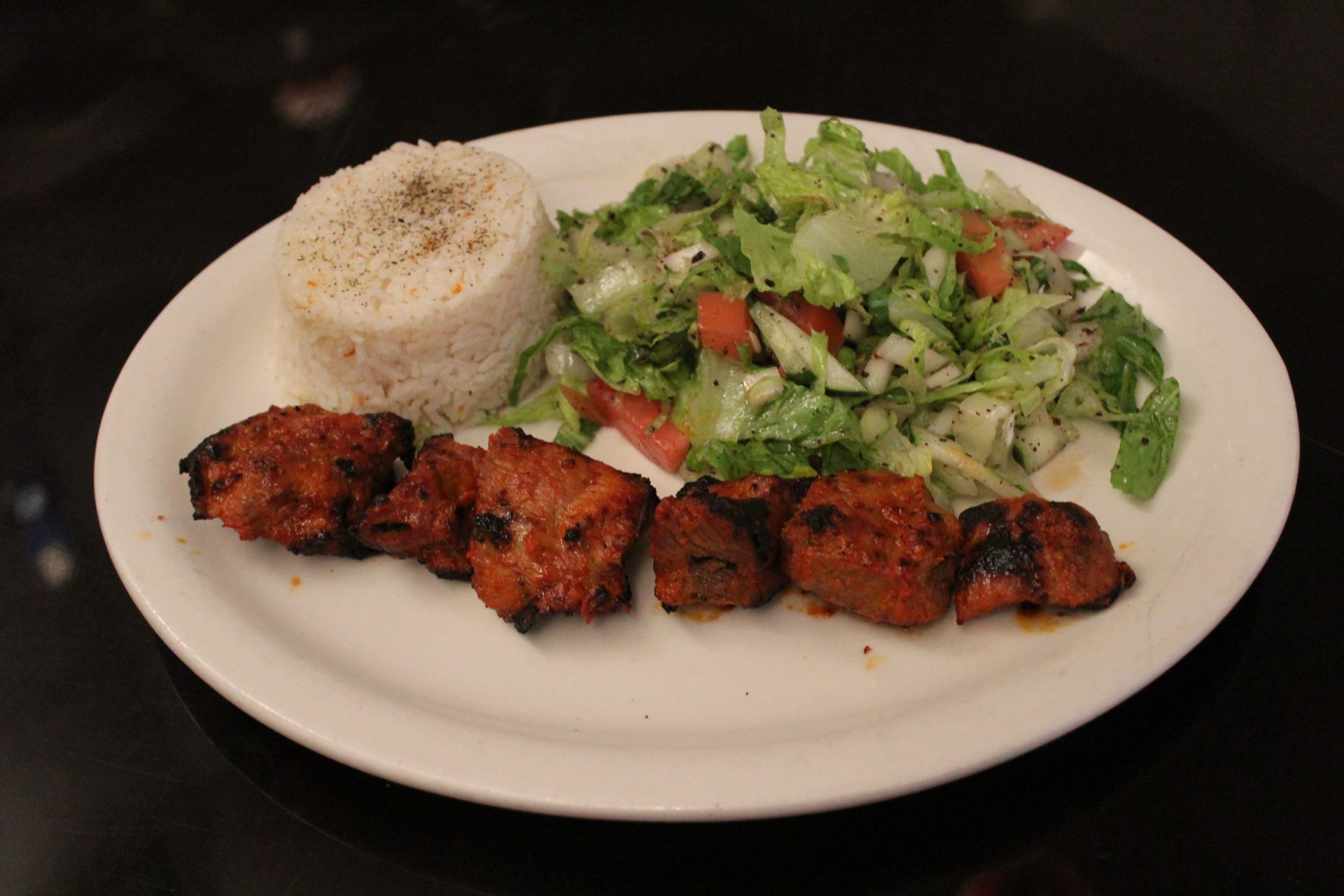 Order Grilled Lamb Kebab food online from Turkish Cuisine Westchester store, White Plains on bringmethat.com