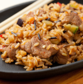 Order Beef Fried Rice food online from Oriental Pavilion store, Asheville on bringmethat.com