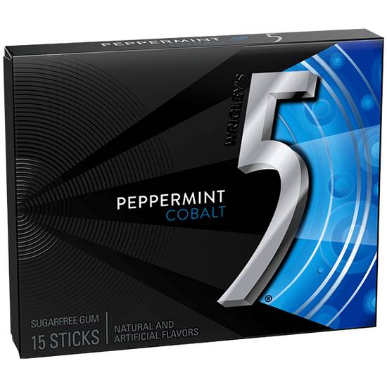 Order 5 Cobalt Peppermint Gum 15stk food online from Casey's General Store store, Omaha on bringmethat.com