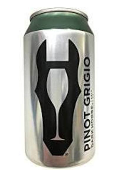 Order Dark Horse Canned Pinot Grigio - 1 Can 375.ml food online from Friends Snacks store, San Francisco on bringmethat.com