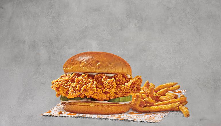 Order Classic Chicken Sandwich Dinner food online from Popeyes store, Gray on bringmethat.com