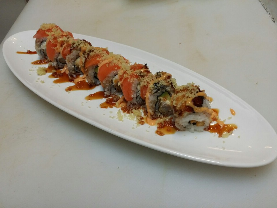 Order Sexy Girl Roll food online from Arata Sushi & Bowl store, Las Vegas on bringmethat.com