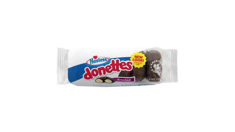 Order Hostess Donettes Frosted Mini Donuts 6 Count food online from Route 7 Food Mart store, Norwalk on bringmethat.com