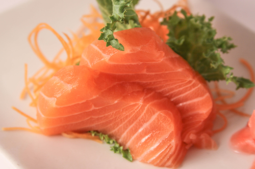 Order Smoked Salmon Sashimi food online from Abi sushi store, Astoria on bringmethat.com