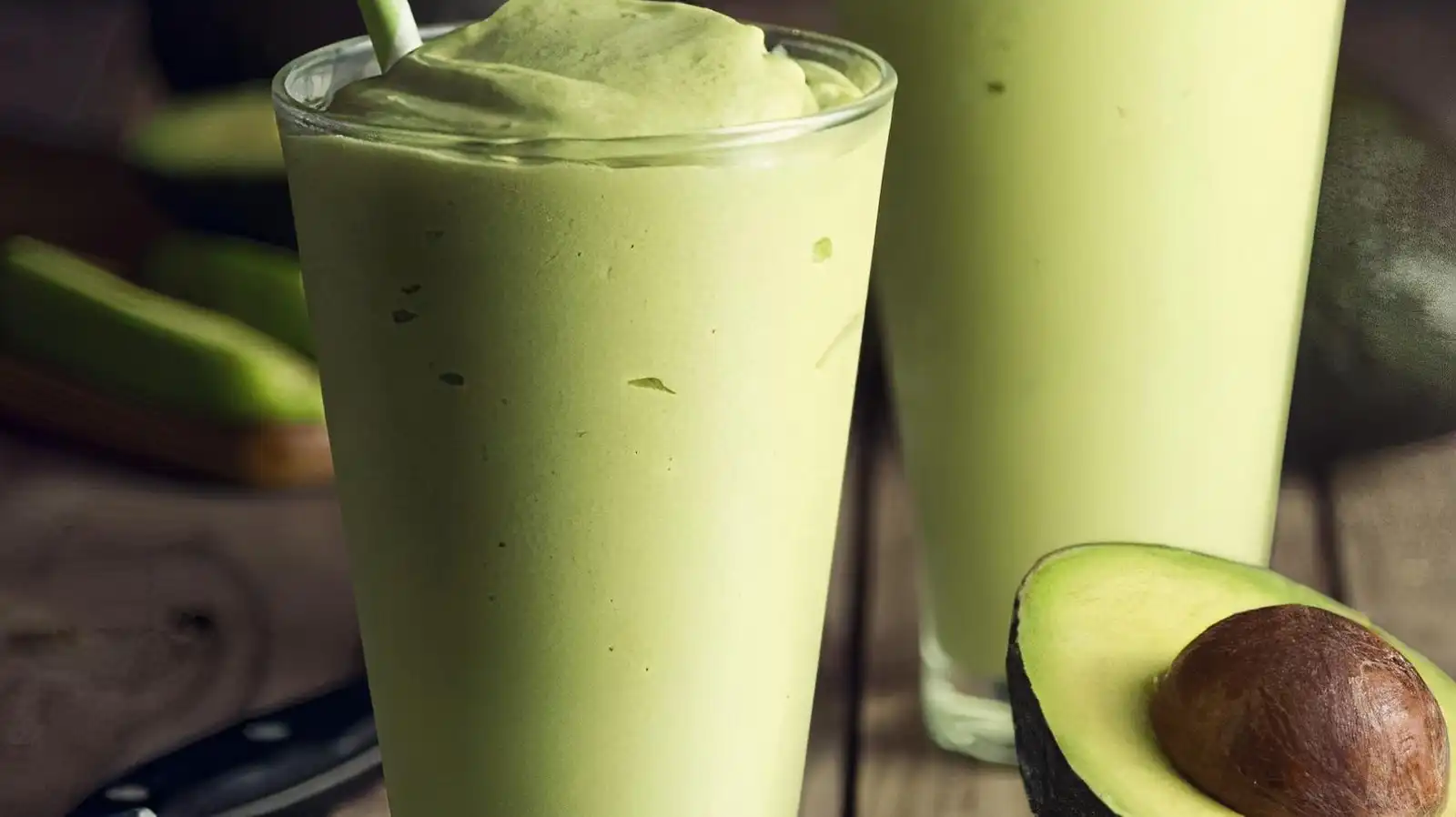 Order Awesome Avocado Smoothie food online from Tasty Thai store, San Mateo on bringmethat.com