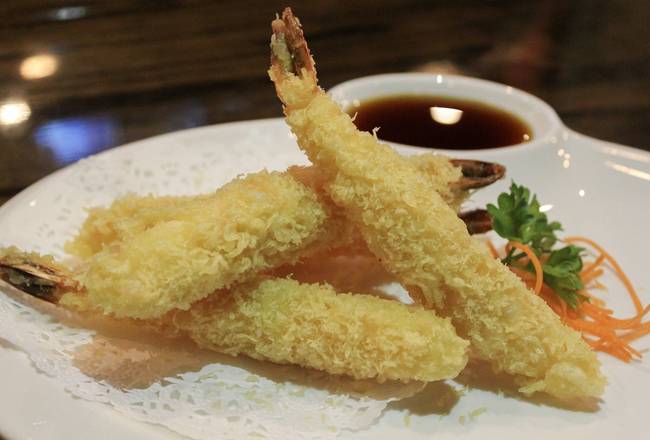Order Shrimp Tempura (4 pcs) food online from Sakura Japanese Steak House store, Grand Forks on bringmethat.com