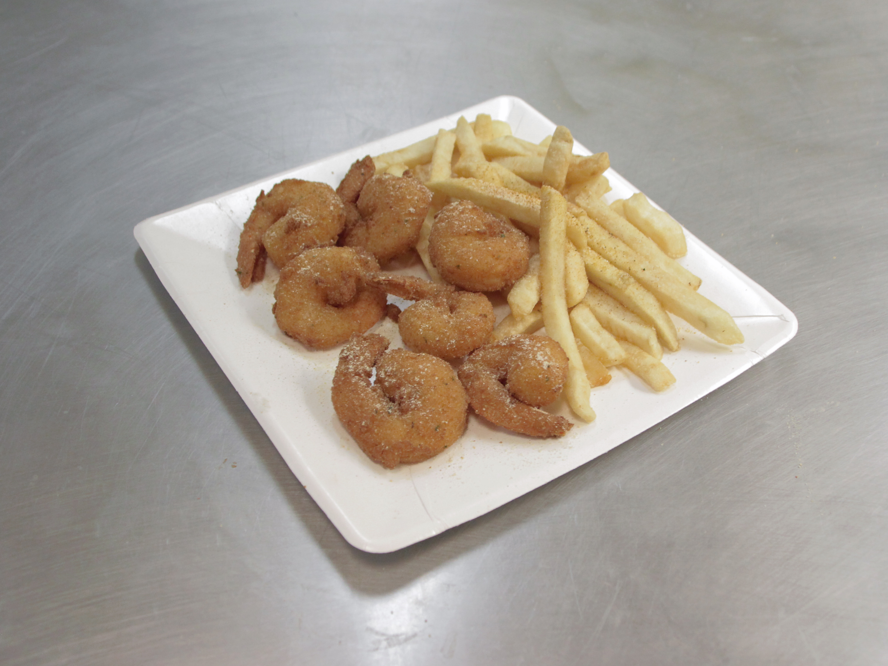Order Jumbo Shrimp Dinner food online from Golden Fried Chicken & Fish store, Columbus on bringmethat.com