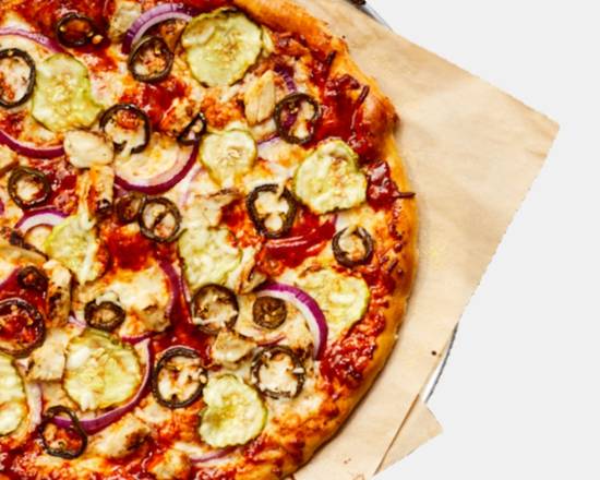 Order NASHVILLE HOT CHICKEN PIZZA food online from Your Pie Pizza store, Flagstaff on bringmethat.com