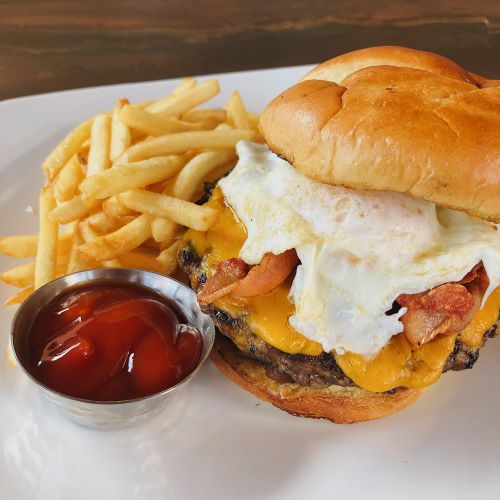 Order Hangover Burger food online from Sedona Taphouse store, Colonial Heights on bringmethat.com