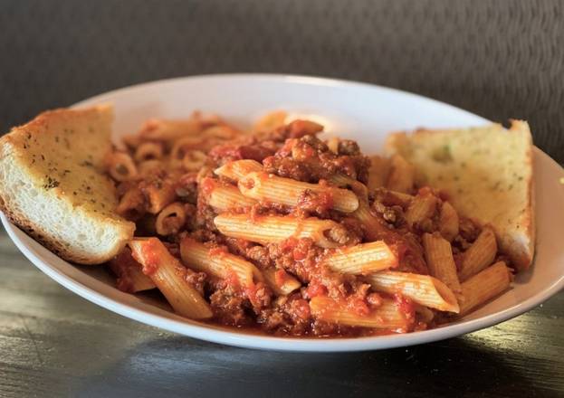 Order Penne Meat Sauce food online from Georgios Pizza Crystal Lake store, Crystal Lake on bringmethat.com