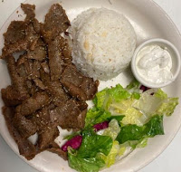 Order Gyros Plate Dinner food online from Usta Mediterranean Restaurant store, Indianapolis on bringmethat.com