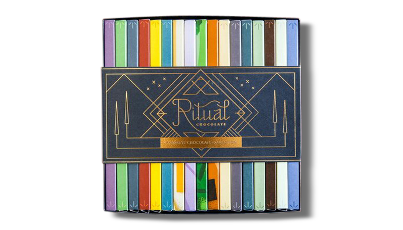 Order Ritual Chocolate Complete Chocolate Collection (1,020 Grs in 17 Bars Case) food online from Fine Chocolate Club store, San Francisco on bringmethat.com