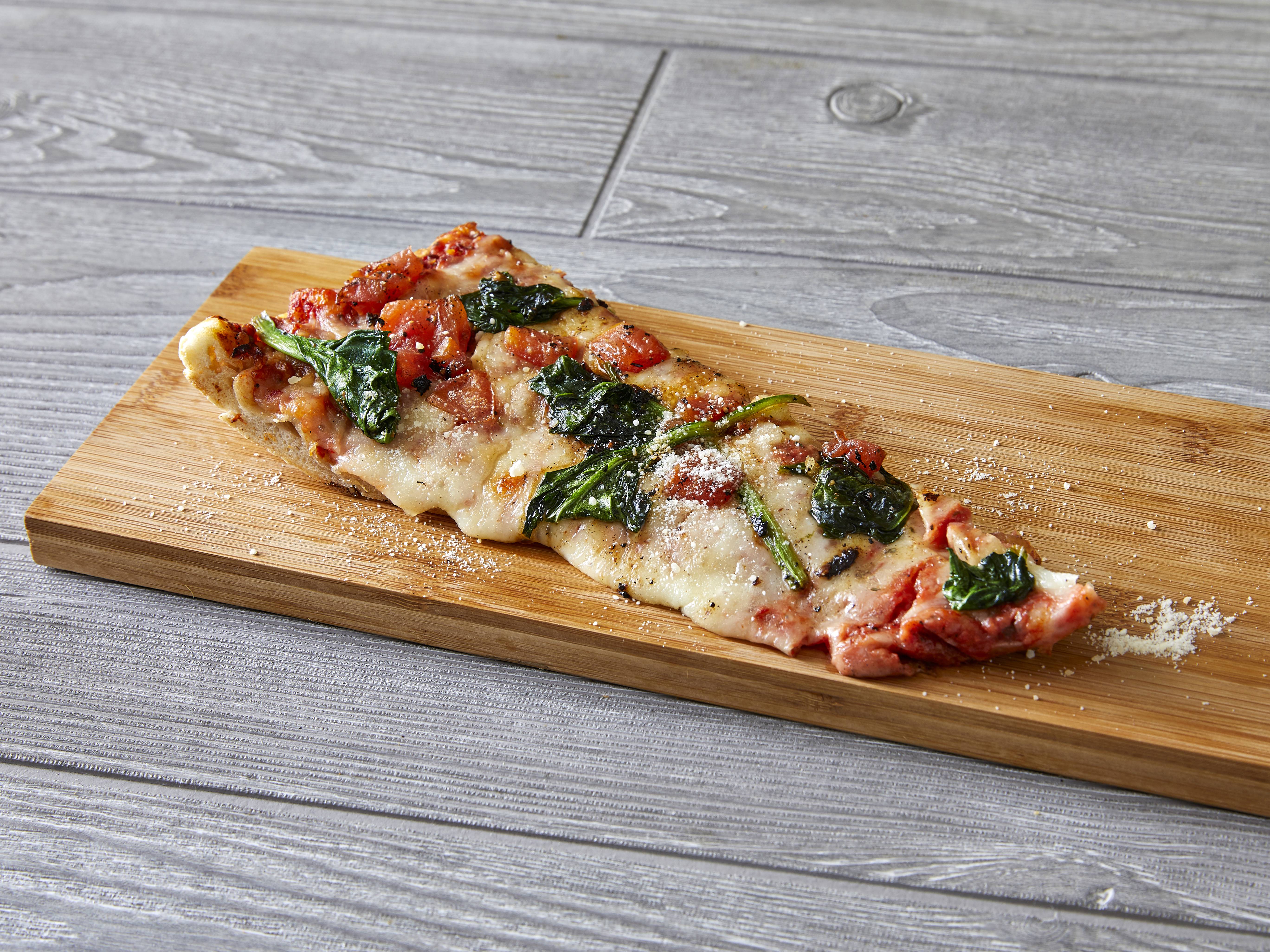 Order Tomato and Spinach Pizza Slice food online from Paternos Pizza store, Chicago on bringmethat.com