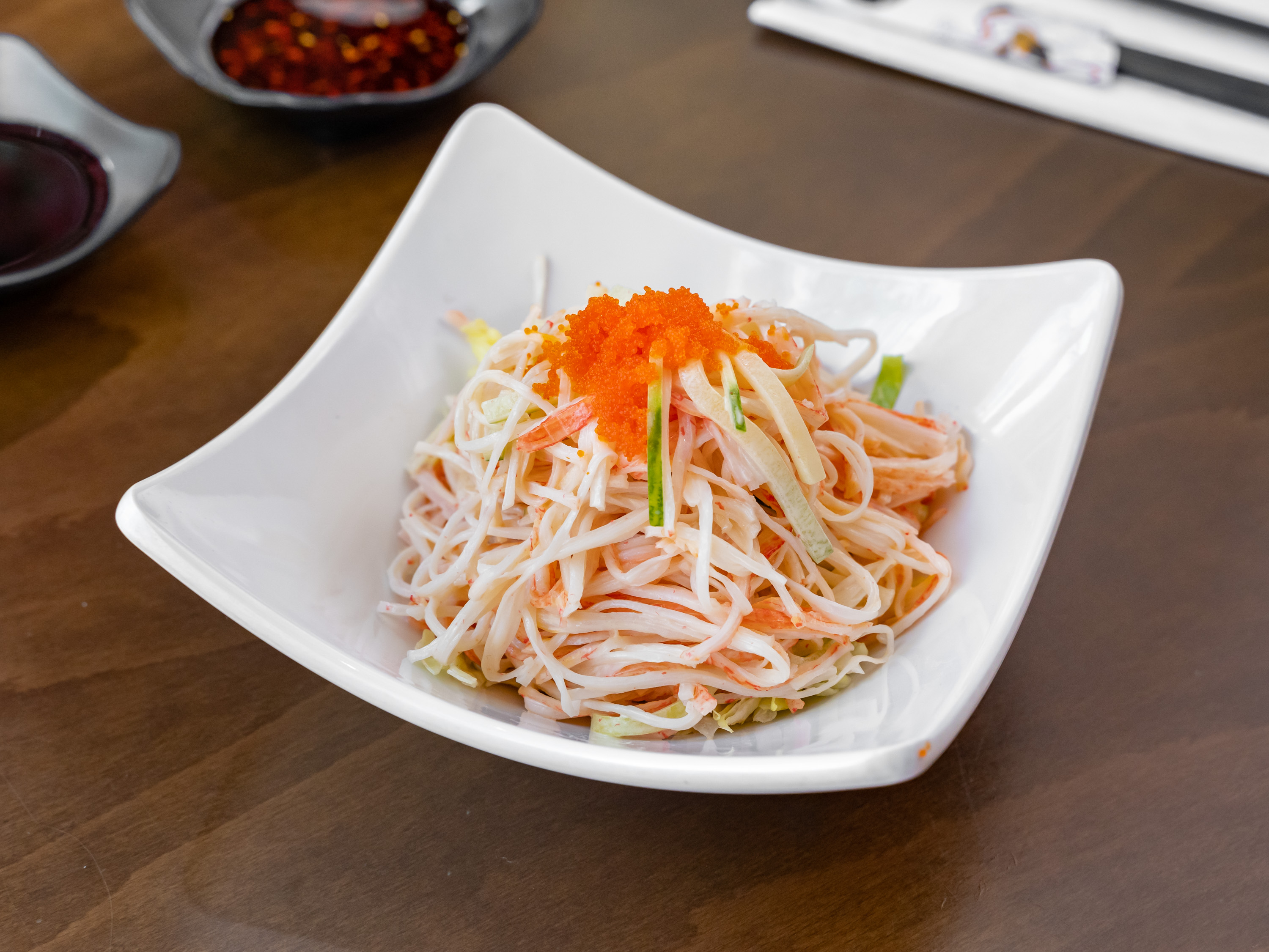 Order Spicy Kani Salad food online from Oishii Ramen store, Glassboro on bringmethat.com