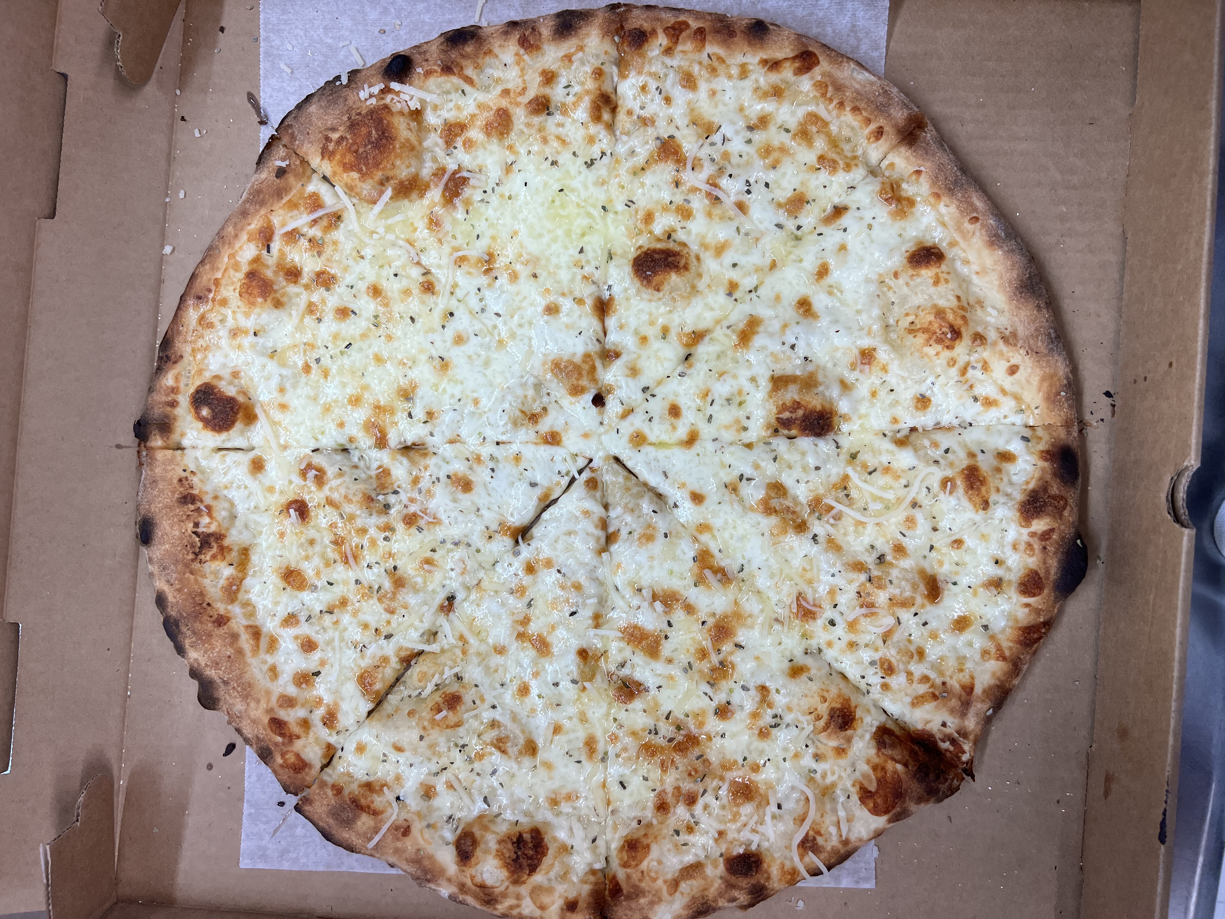 Order Large White food online from Icon Pizza store, Springfield on bringmethat.com
