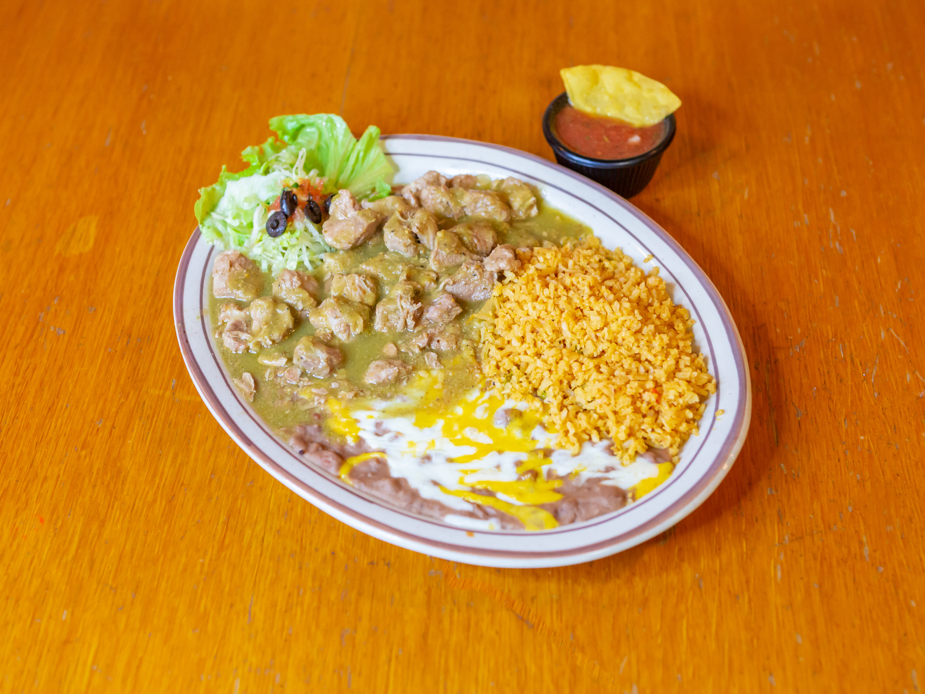 Order Chile Verde food online from Pancho's Villa store, Anchorage on bringmethat.com