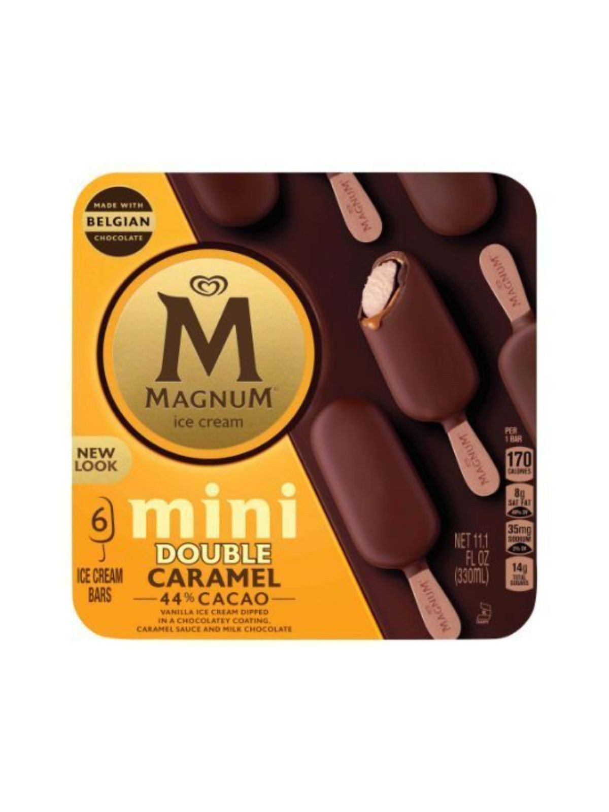 Order Magnum Mini Double Caramel (6 bars) food online from Stock-Up Mart store, Marietta on bringmethat.com