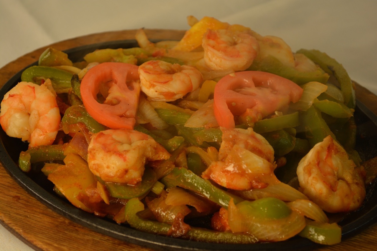 Order Shrimp Fajitas food online from Jalapenos Mexican Restaurant Eagle River store, Eagle River on bringmethat.com