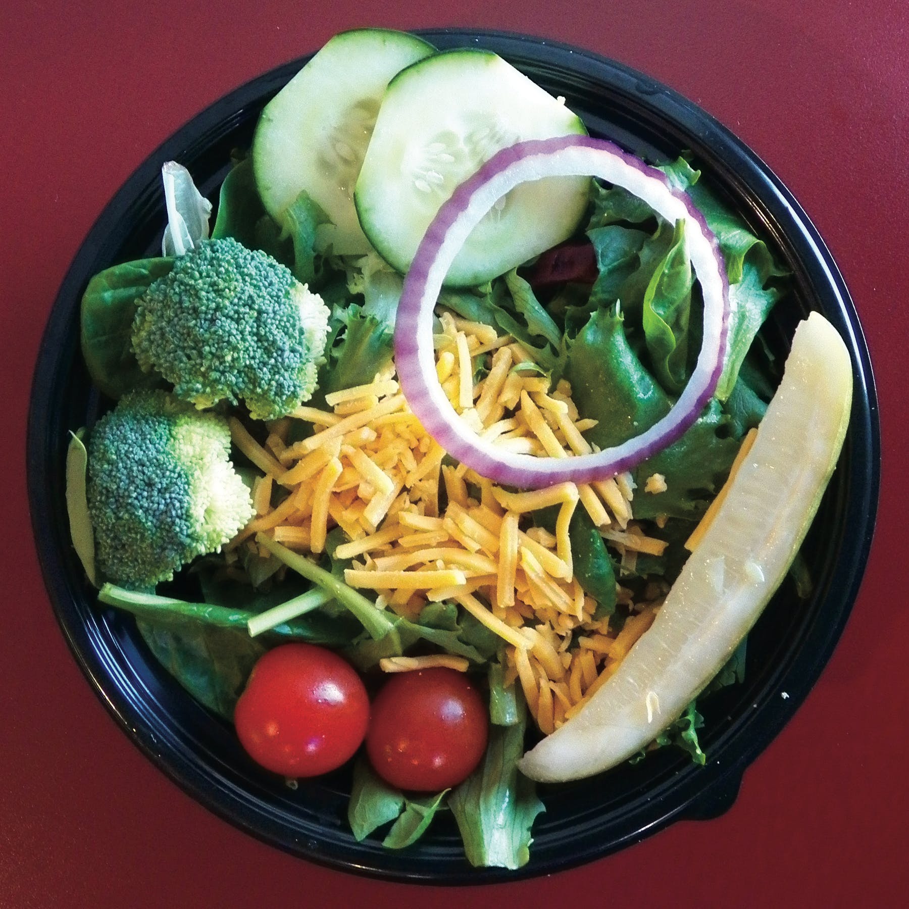 Order Garden Salad - Small food online from DoubleDave's Pizzaworks store, Houston on bringmethat.com