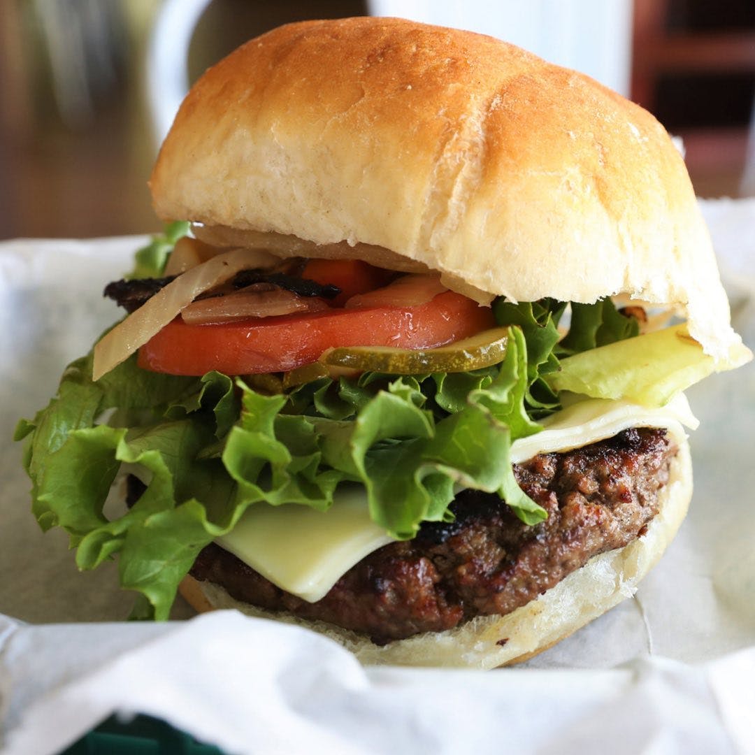 Order Cheeseburger - Burger food online from Claymont Steak Shop store, Claymont on bringmethat.com