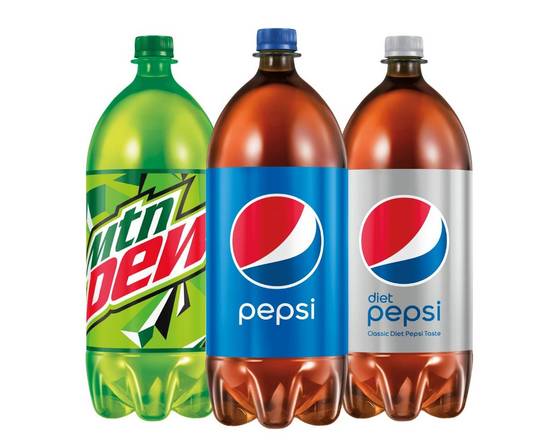 Order 2 Liter Sodas food online from Manny & olgas pizza store, Silver Spring on bringmethat.com