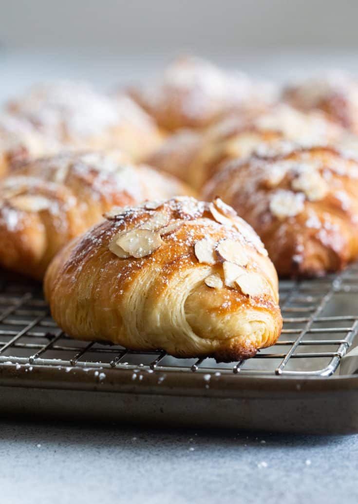 Order Almond Croissant food online from The Fusion Factory store, San Leandro on bringmethat.com