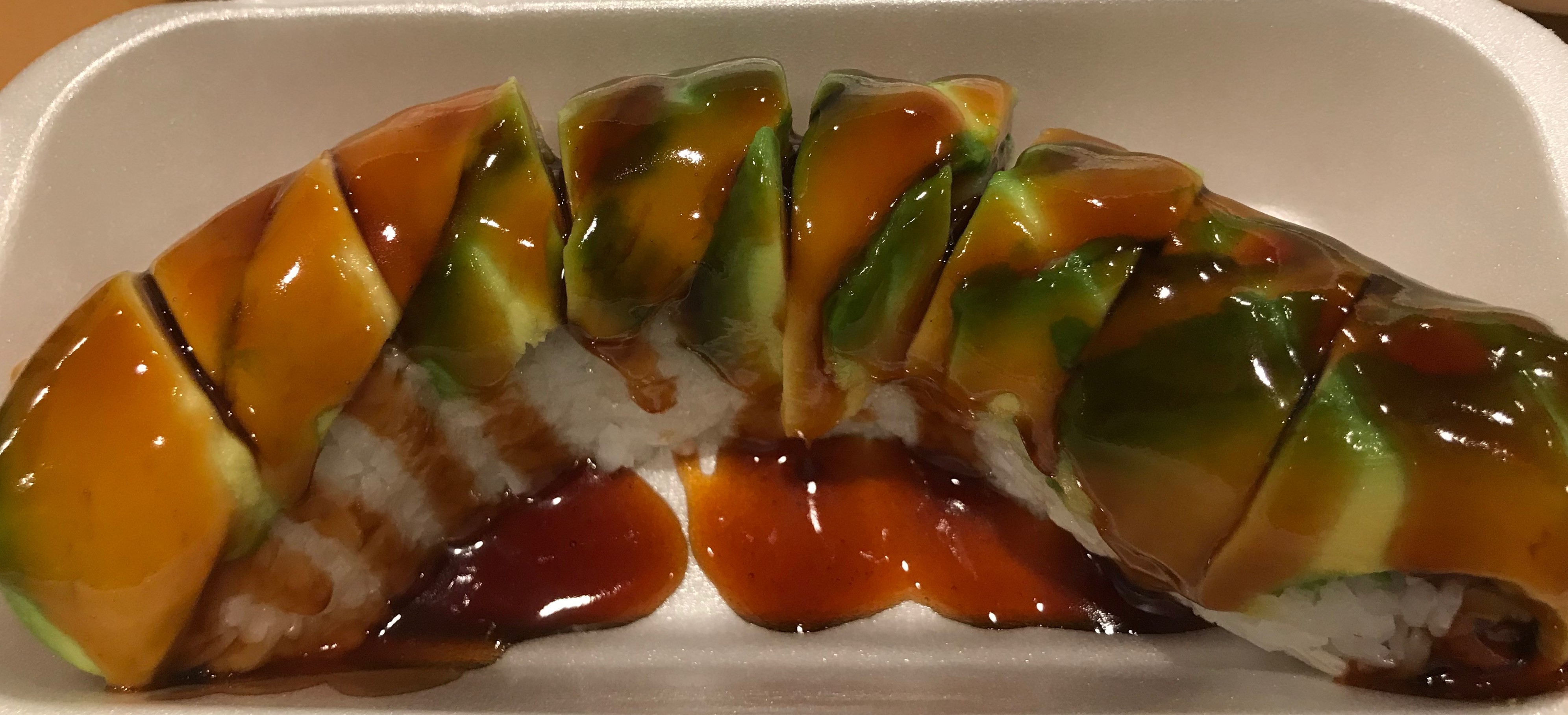 Order Caterphillar Baked Roll food online from Sushi Ara store, Azusa on bringmethat.com