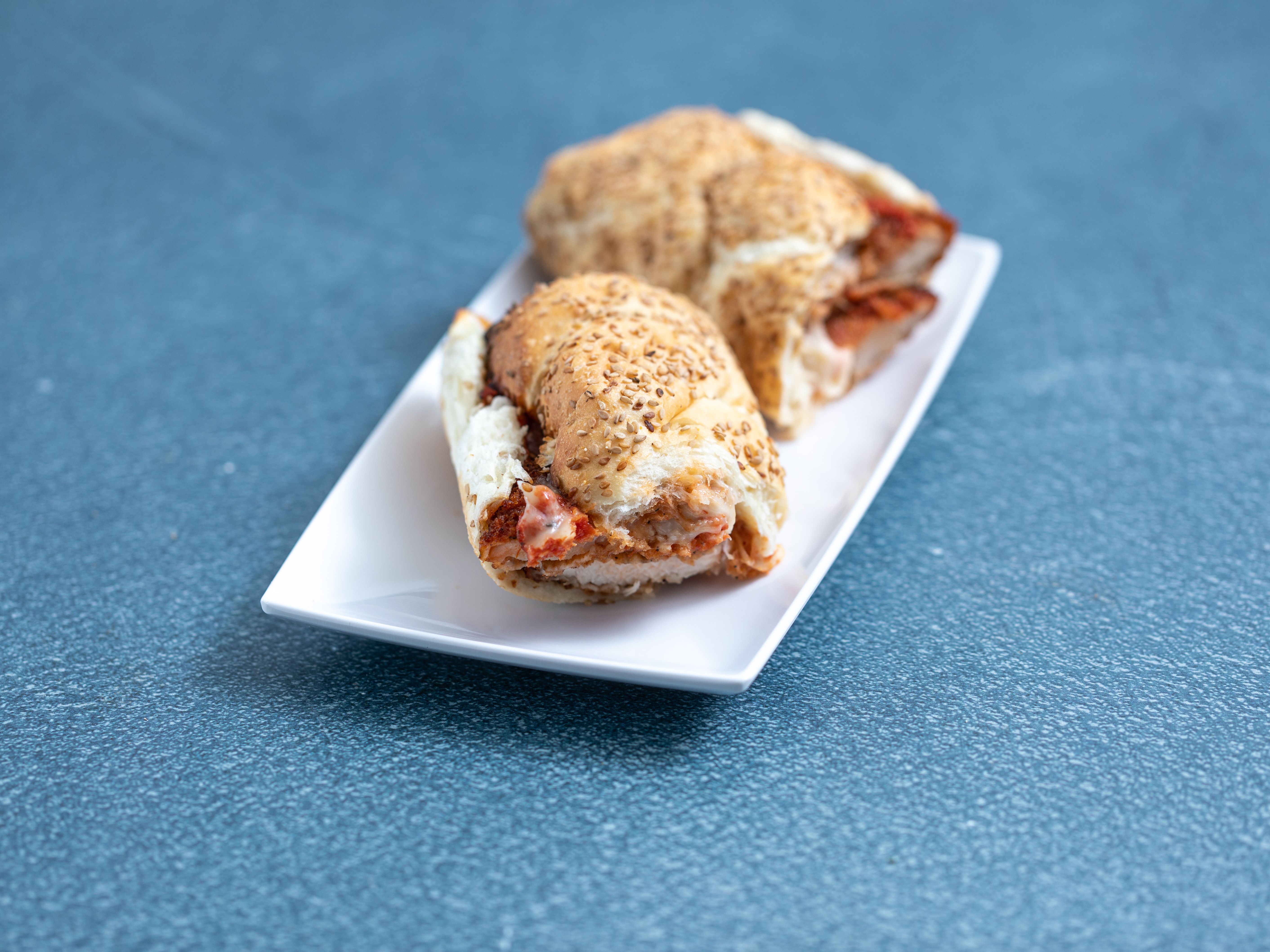 Order Chicken Parmigiana Sandwich food online from Fiorella Express store, Belmont on bringmethat.com