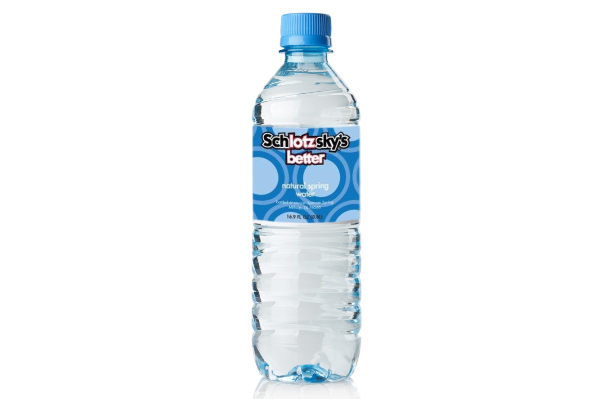 Order Bottled Water food online from Schlotzsky's store, Little Rock on bringmethat.com