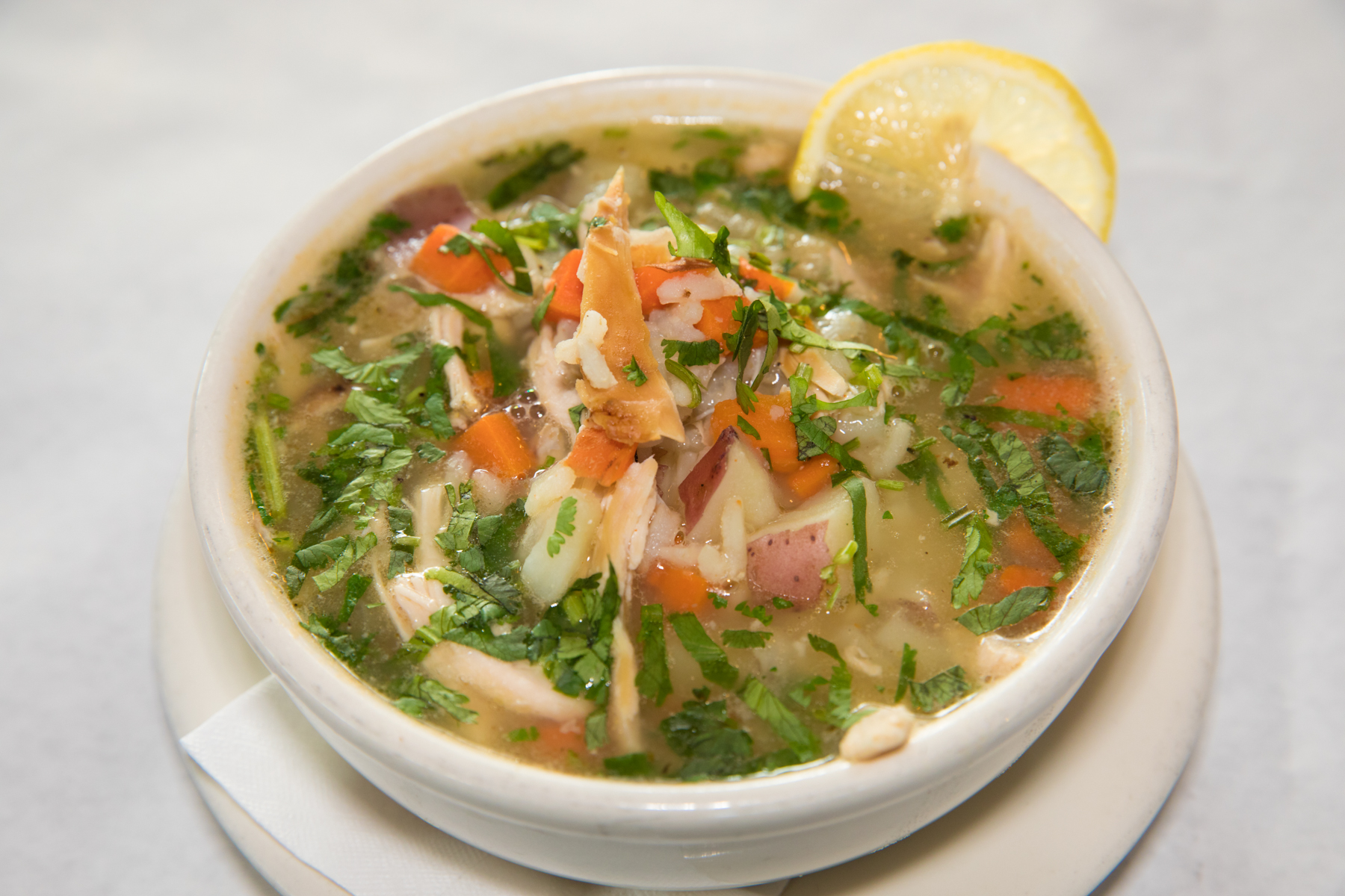 Order Jojo's Chicken Soup food online from Gaby's Express store, Marina Del Rey on bringmethat.com