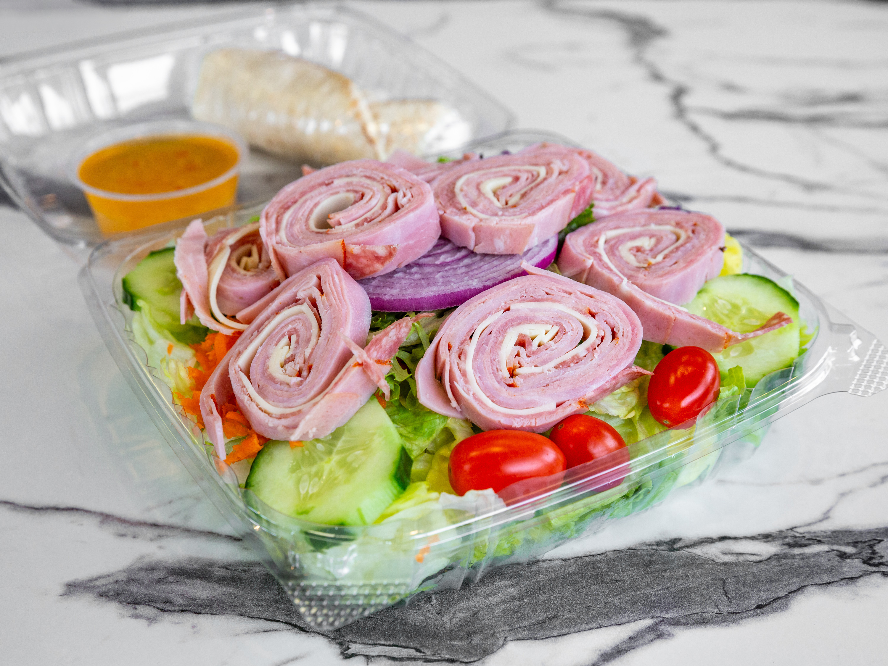 Order Antipasto Salad food online from Olympic Pizza store, Arlington on bringmethat.com