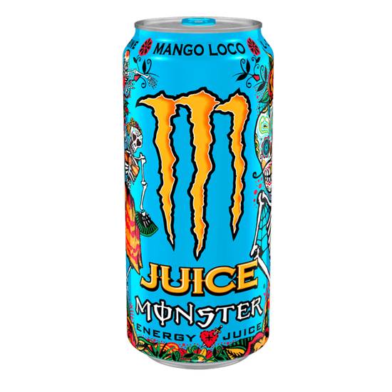 Order Monster Mango Loco Juice 16oz food online from Caseys Carry Out Pizza store, Seymour on bringmethat.com