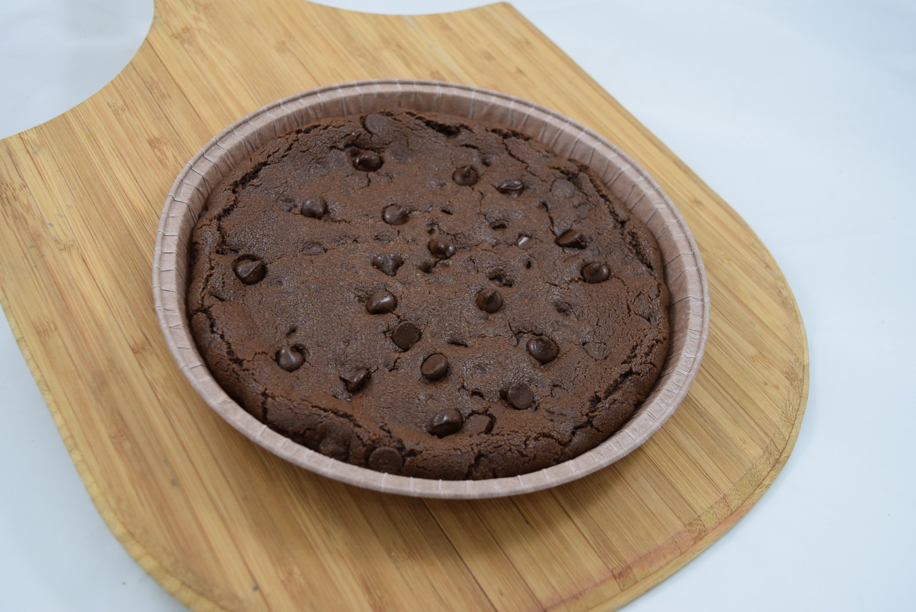 Order Giant Fresh Baked Double Chocolate Brownie Cookie food online from Dolly Pizza Walled Lake store, Walled Lake on bringmethat.com