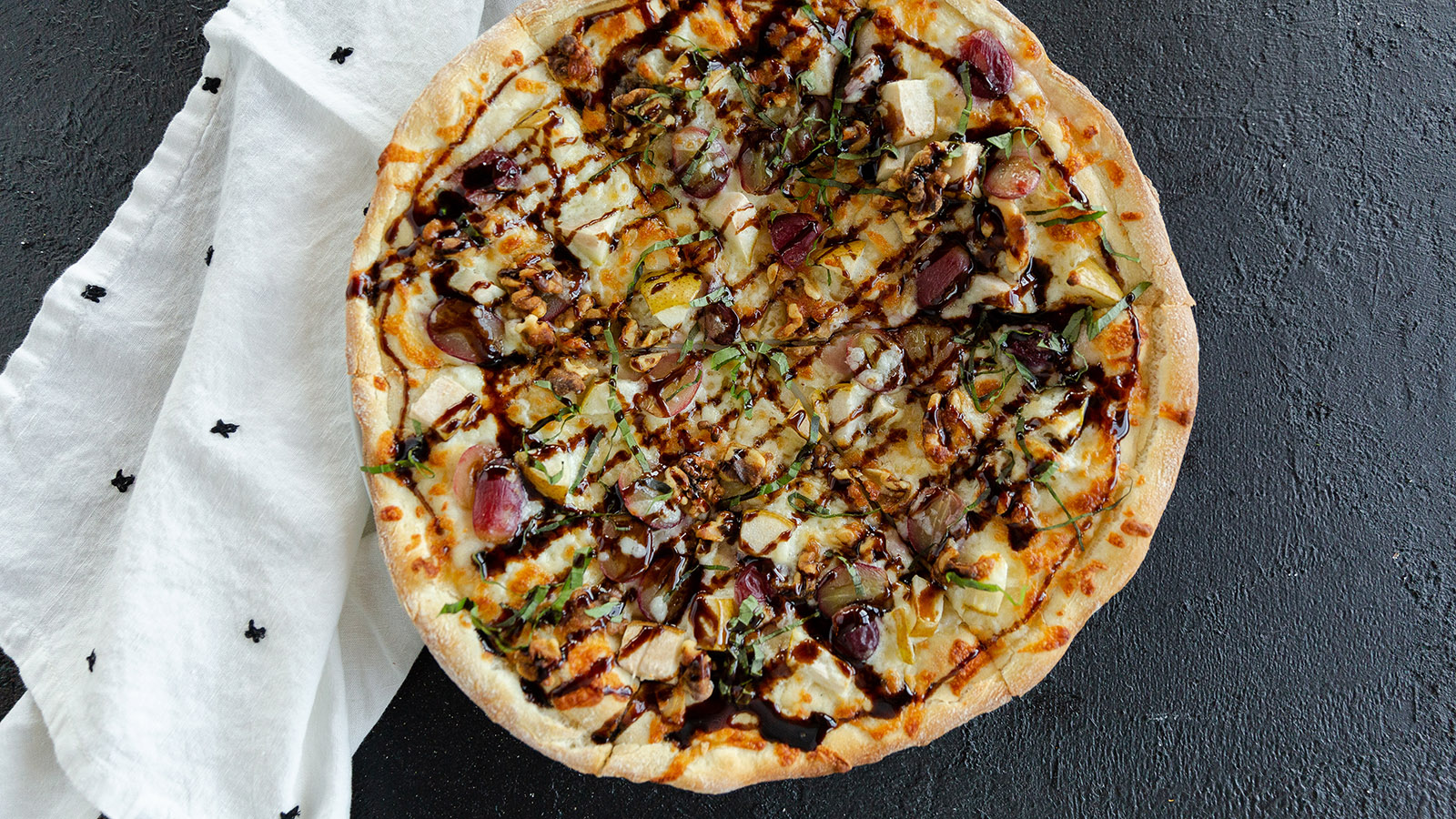 Order Sweet Roasted Pear and Grape Pizza food online from Babbo Italian Eatery store, Phoenix on bringmethat.com