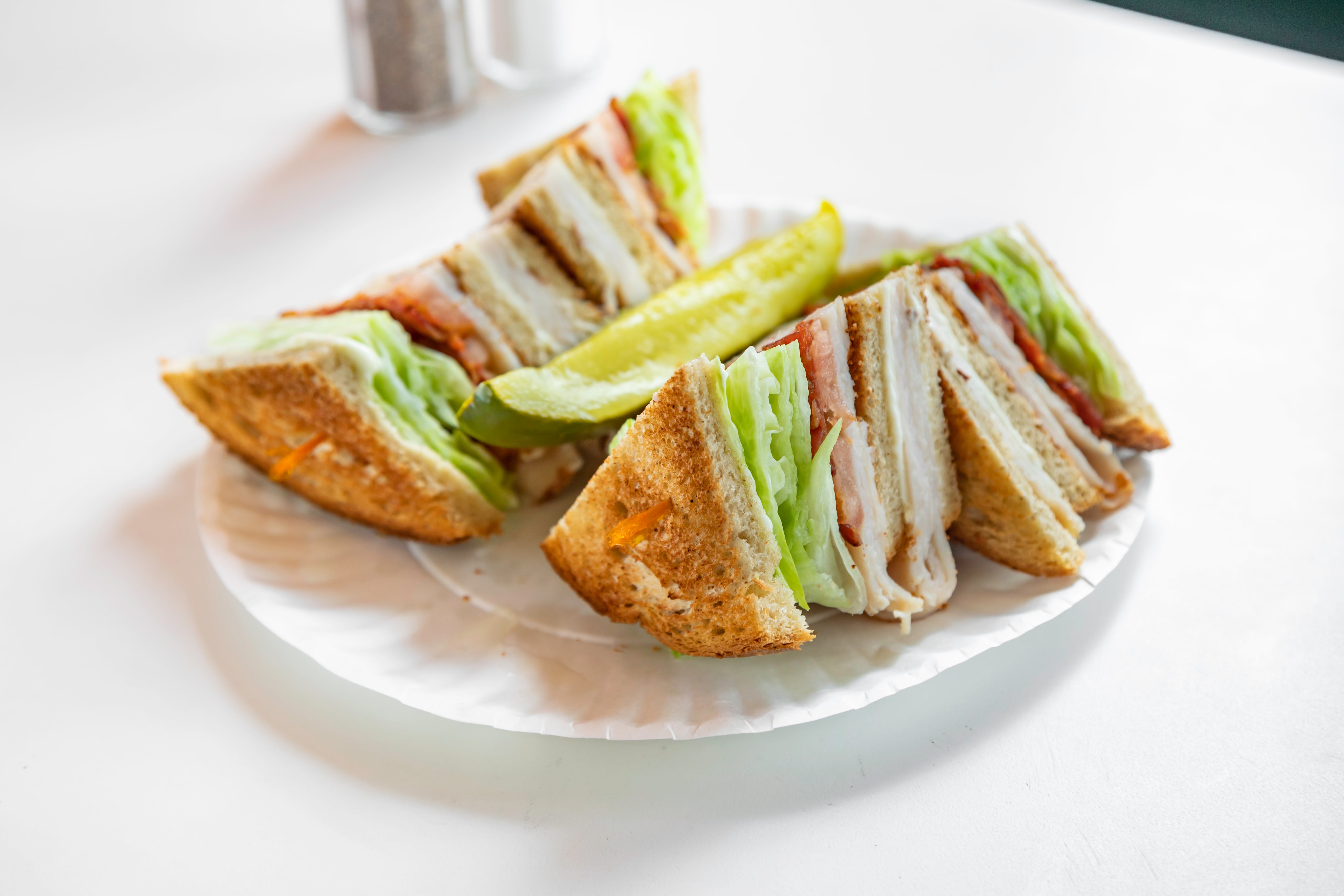 Order Turkey Club Sandwich - Sandwich food online from Boston Bay Pizza 2 store, Westfield on bringmethat.com