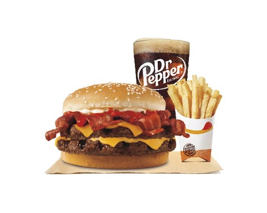 Order Double BACON KING™ Sandwich food online from Burger King store, Lima on bringmethat.com