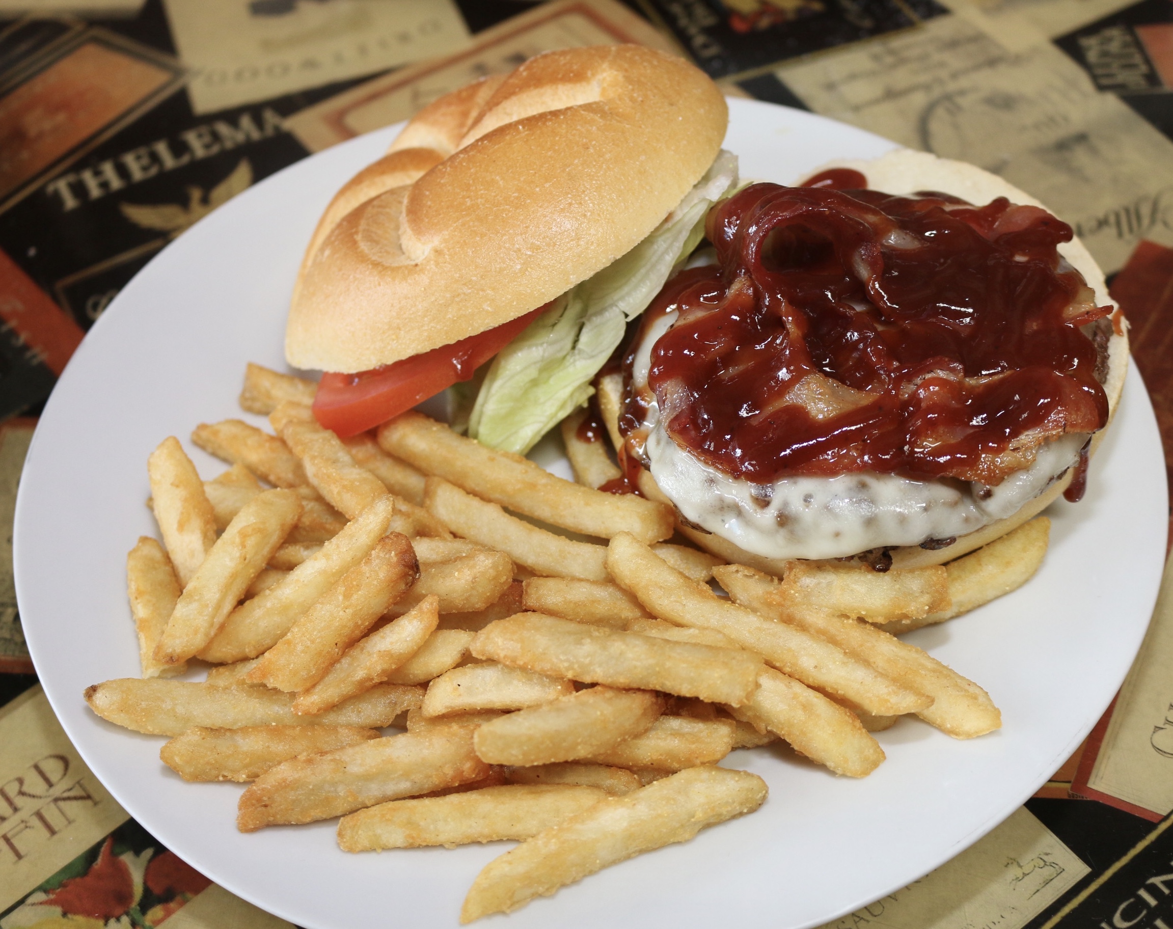 Order BBQ Bacon Burger food online from Westbrook Pizzeria store, Cortlandt Manor on bringmethat.com