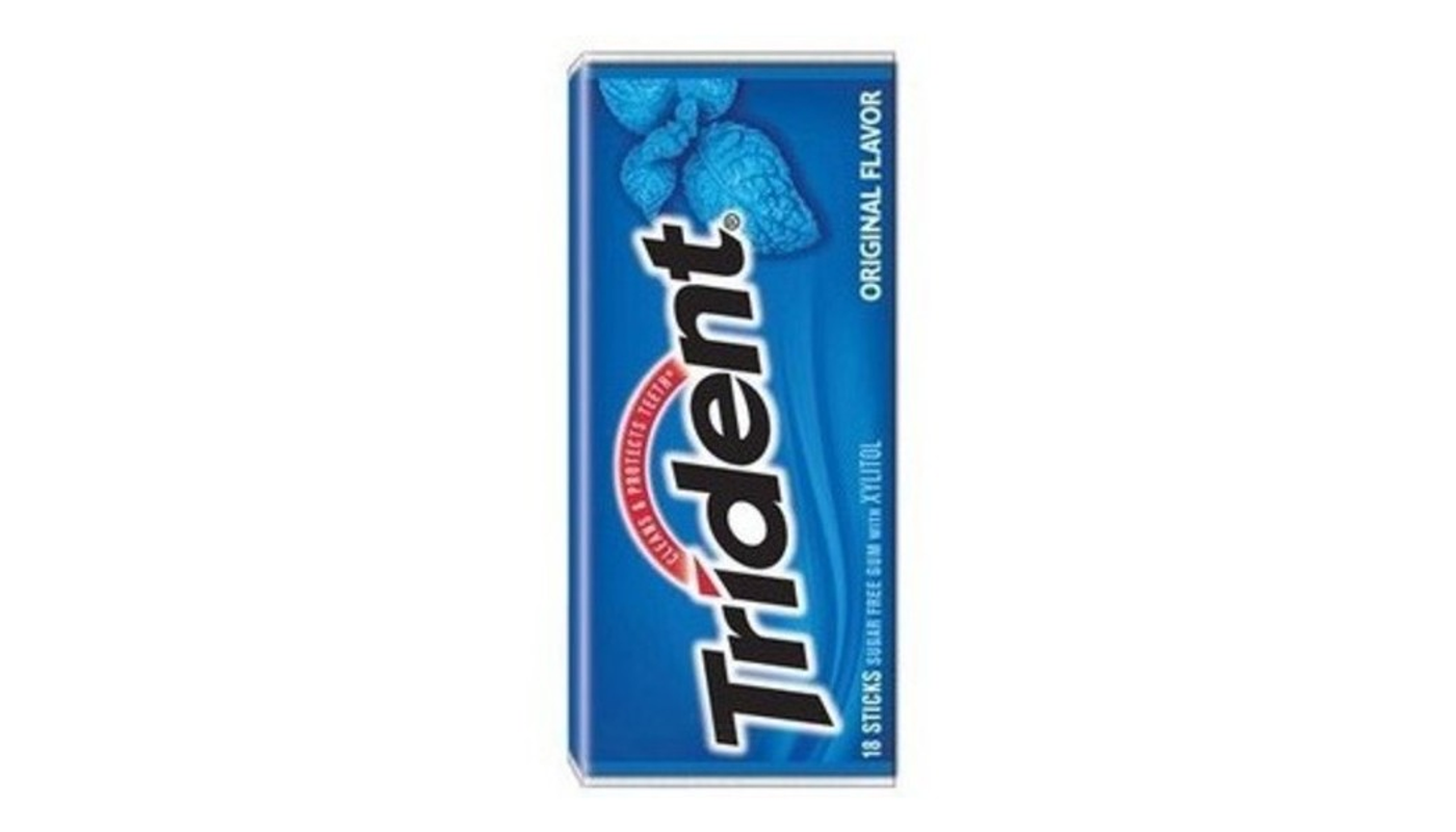 Order Trident Sugar Free Gum with Xylitol Original 26.6g Box food online from Village Commons Liquor store, Camarillo on bringmethat.com