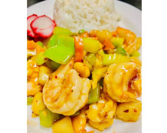 Order  套公保虾D20Kung Pao Prawn food online from Chopsticks store, Kent on bringmethat.com