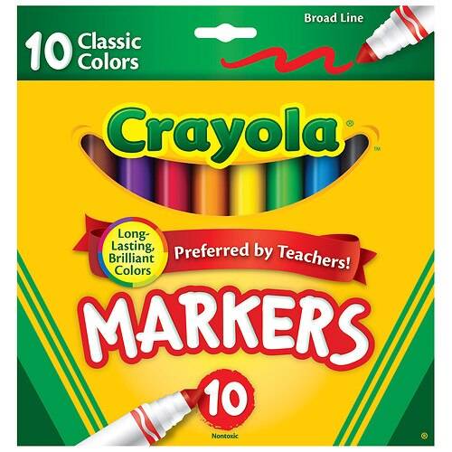 Order Crayola Broad Line Markers - 10.0 ea food online from Walgreens store, Elizabeth on bringmethat.com