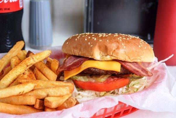 Order Bacon Cheeseburger Combo food online from The Purple Onion store, Birmingham on bringmethat.com