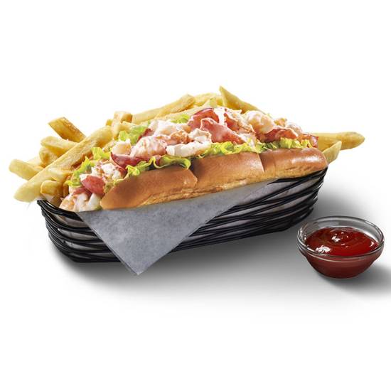 Order Lobster Roll with Fries Basket food online from Papa Gino's store, Stoneham on bringmethat.com