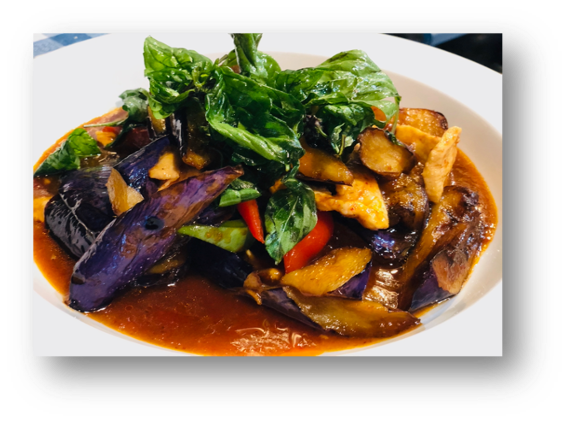Order Eggplant Basil food online from Thai Chili Restaurant store, Salem on bringmethat.com