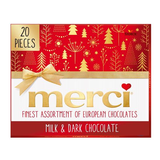 Order Merci Finest Assortment of European Chocolates, Holiday Candy Gift Box, 20pc. (8.8 Oz) food online from CVS store, REVERE on bringmethat.com